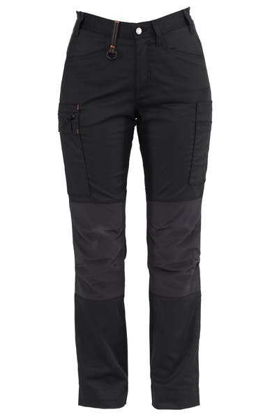 Arbetsbyxa Worksafe Service Stretch Light Dam Svart