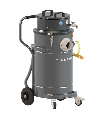 Industridammsugare Delfin 802 WD AIR 14V Tryckluftdriven