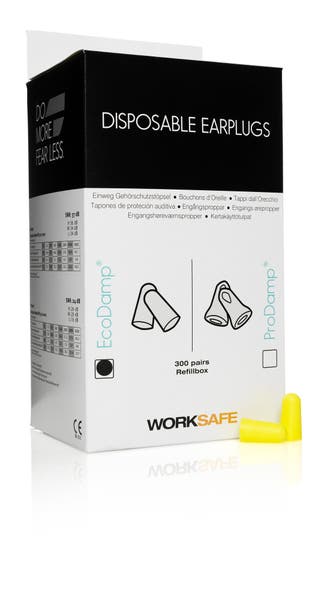 Öronproppar Worksafe EcoDamp Refill L Gul