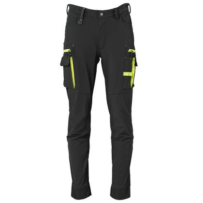 Arbetsbyxa Worksafe 5710150 Service Stretch Blå/Varsel