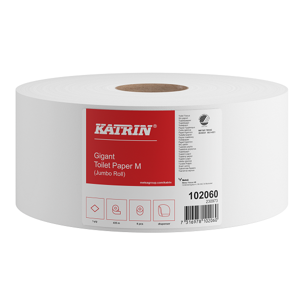 Katrin Basic Gigant M 1-lager Toalettpapper 102060