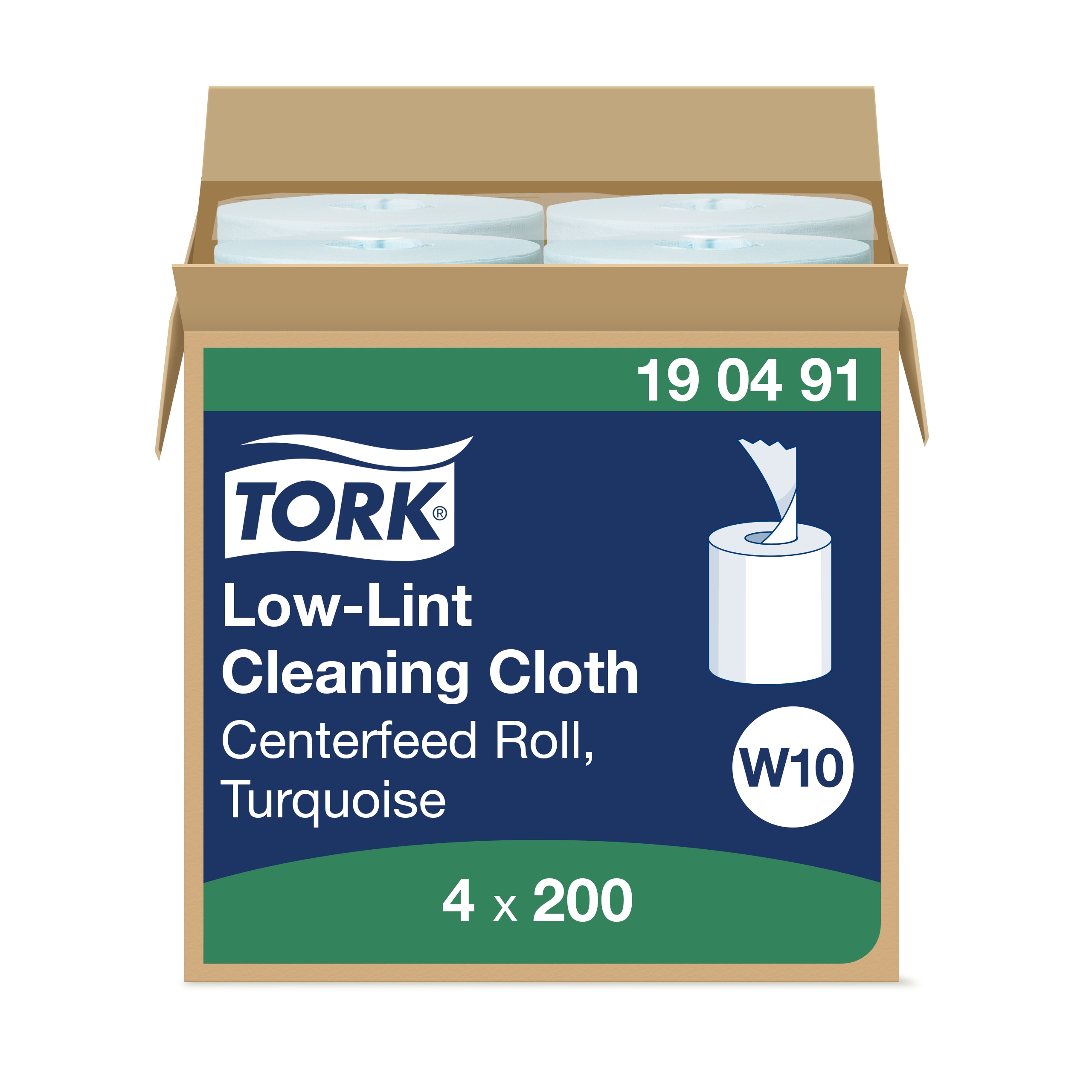 Tork Rengöringsduk W10 Rulle Refill 60m 190491