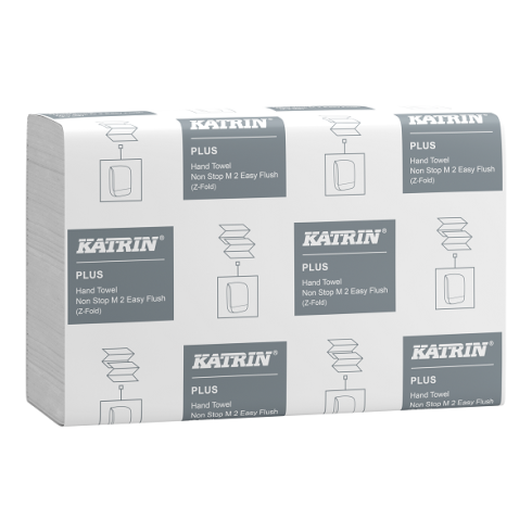 Pappershandduk Katrin Plus Z-vikt EasyFlush Non Stop M 38893