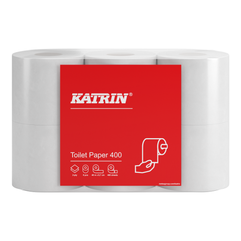 Toalettpapper Katrin Classic 400 2-lag 104834