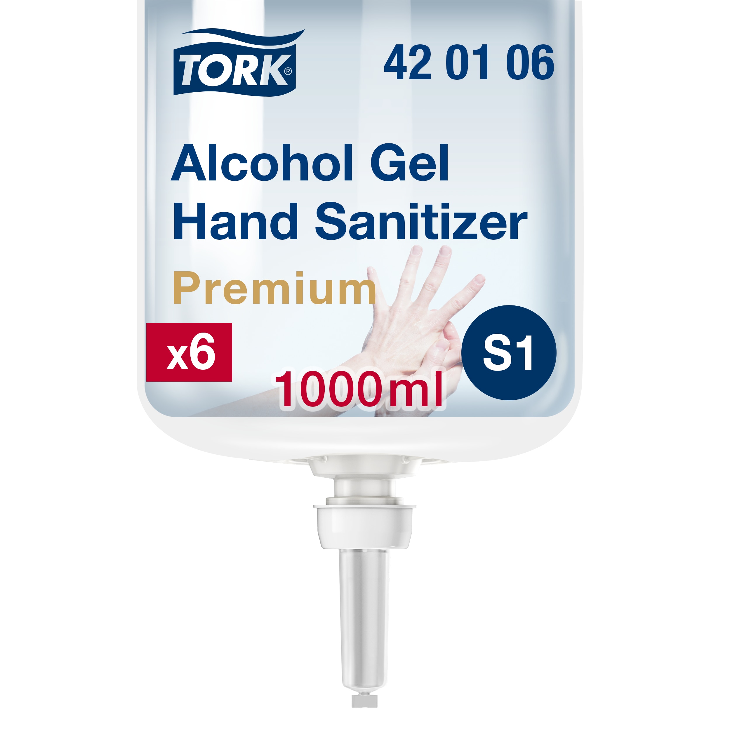 Tork Alcogel S1 Handdesinfektion 1L (420106)